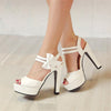 high-heeled women's shoes